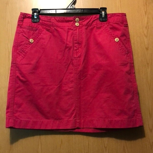 Tommy Hilfiger size 10 khaki shirt pink - Picture 1 of 7